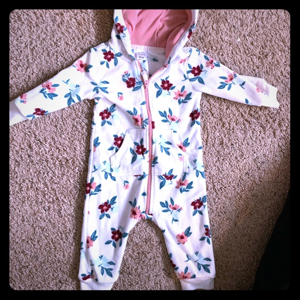 Carters baby girl pajamas